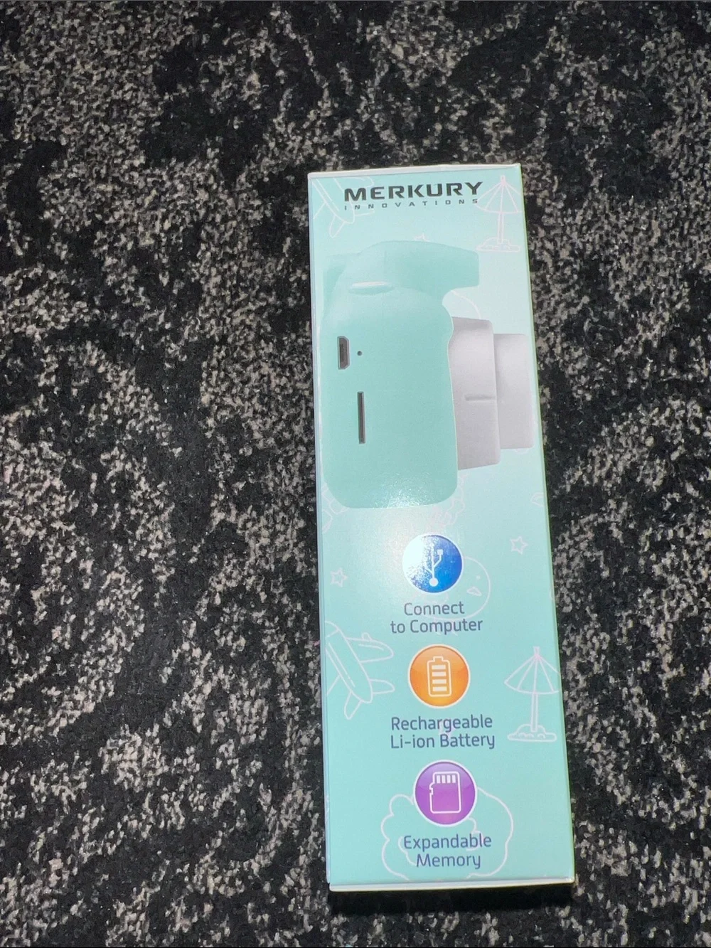 NIB Merkury KinderPhoto Digital Camera for Kids - Blue